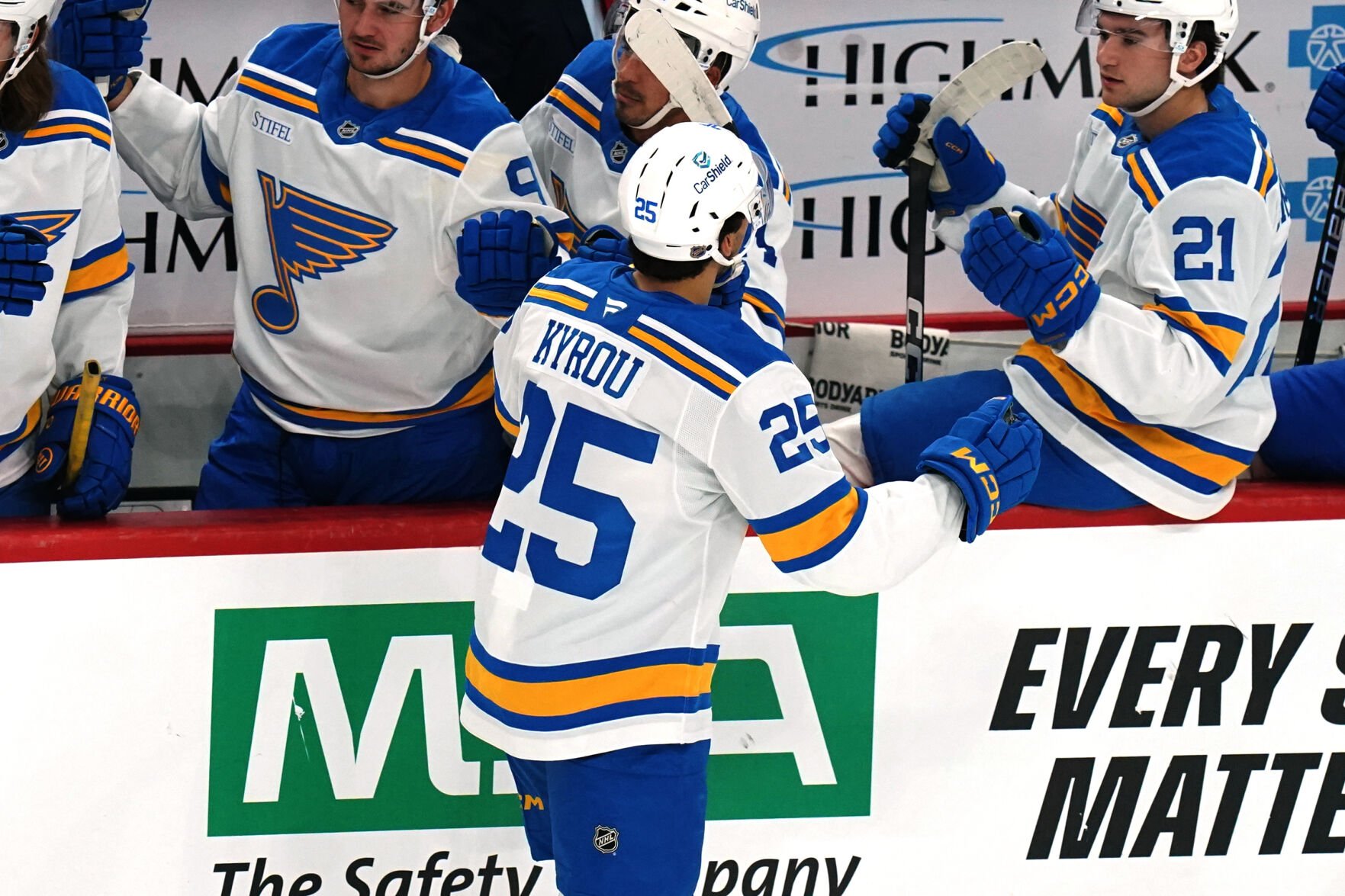 Blues Penguins Hockey